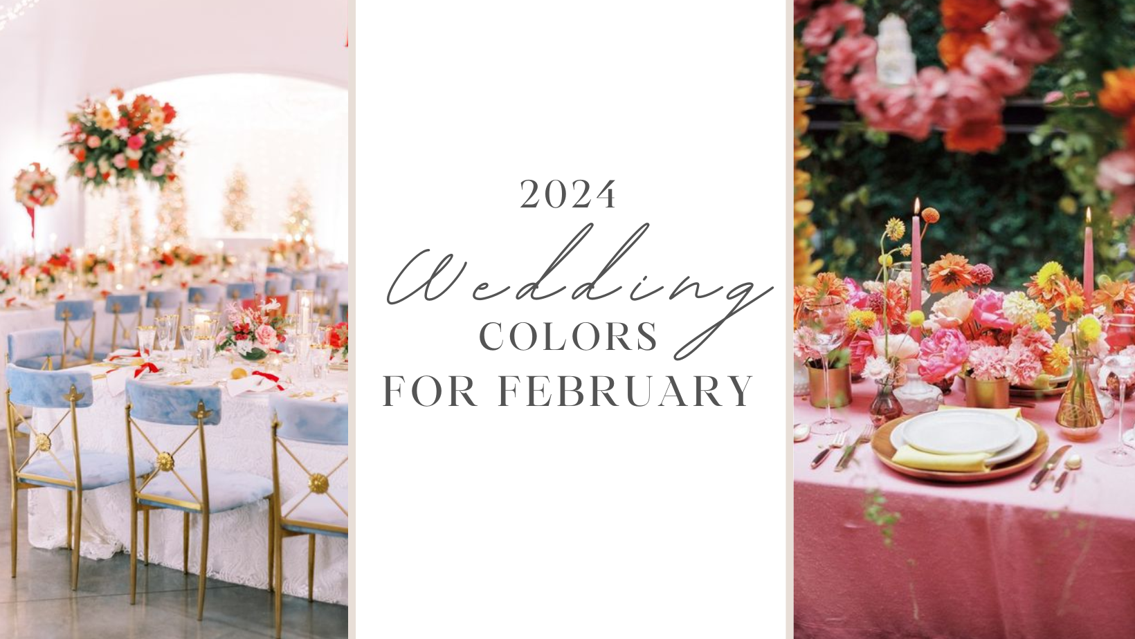 2024 Wedding Colors for February-Koyal Wholesale