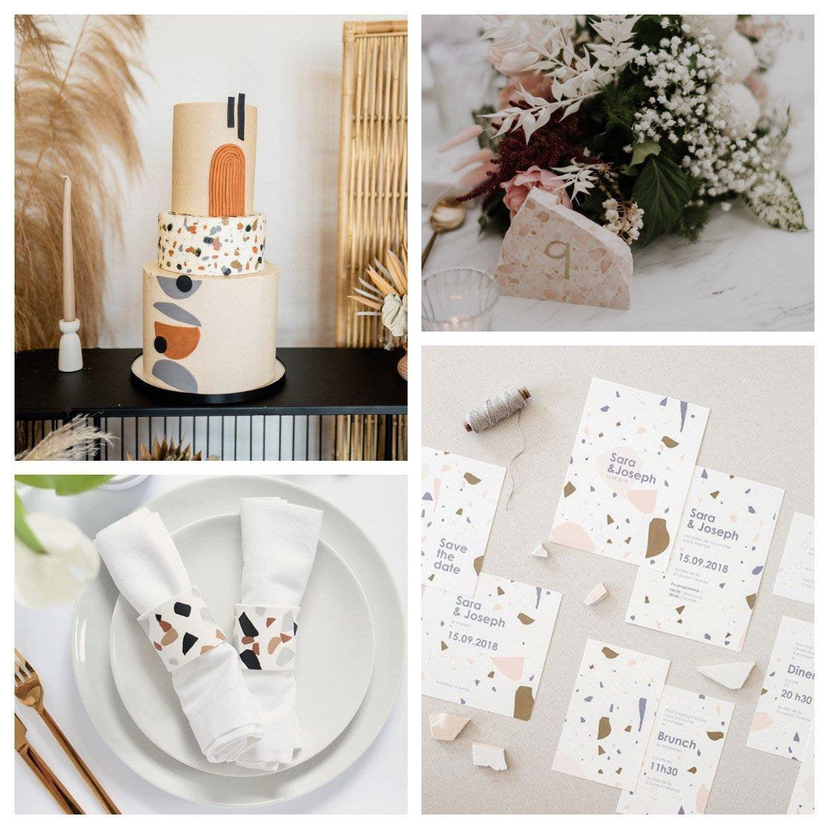 TRENDING: Top 10 Terrazzo Wedding Décor Ideas-Koyal Wholesale