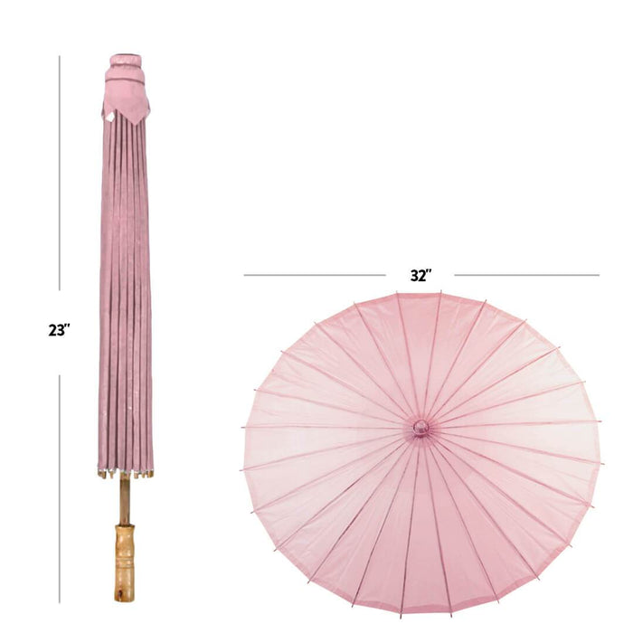 Bulk Pack Wedding Paper Parasols-Koyal Wholesale-Royal Purple-Set of 4-