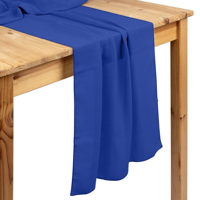 Chiffon Table Runners-Set of 1-Koyal Wholesale-Light Pink-Set of 1-
