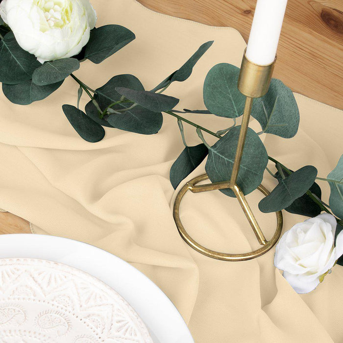 Chiffon Table Runners-Set of 1-Koyal Wholesale-Light Pink-Set of 1-