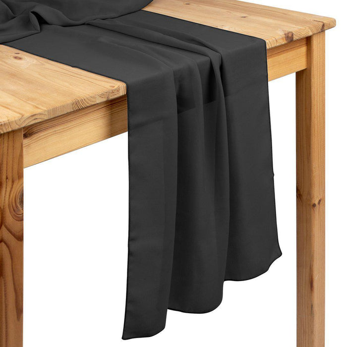 Chiffon Table Runners-Set of 1-Koyal Wholesale-Light Pink-Set of 1-
