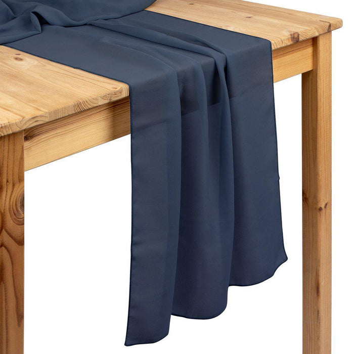 Chiffon Table Runners-Set of 1-Koyal Wholesale-Light Pink-Set of 1-