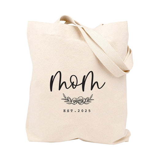 Custom Canvas Tote Bags for Mom-Set of 1-Koyal Wholesale-Mom EST.-