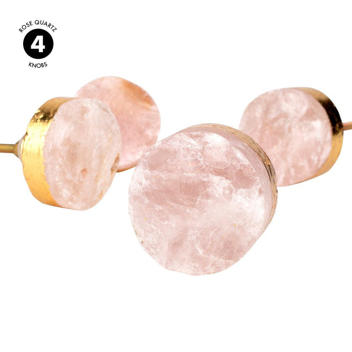 Geode Stone Dresser Knobs, Set of 4-Set of 4-Koyal Wholesale-Amethyst-