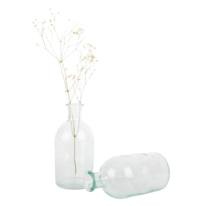 Glass Bud Vases | Small Apothecary Bottles, Bulk Set-Koyal Wholesale-Light Pink-Set of 6-