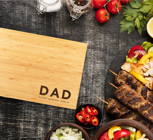 Large Custom Father’s Day Cutting Board Gift, Set of 1-Set of 1-andaz Press-Dad-