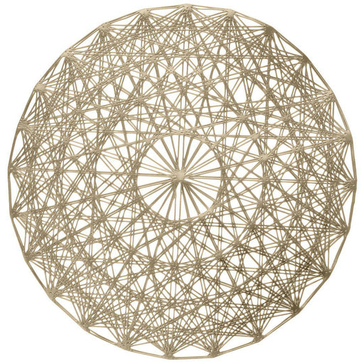 Set of 12 Modern Geometric Placemats-Set of 12-Koyal Wholesale-Gold-