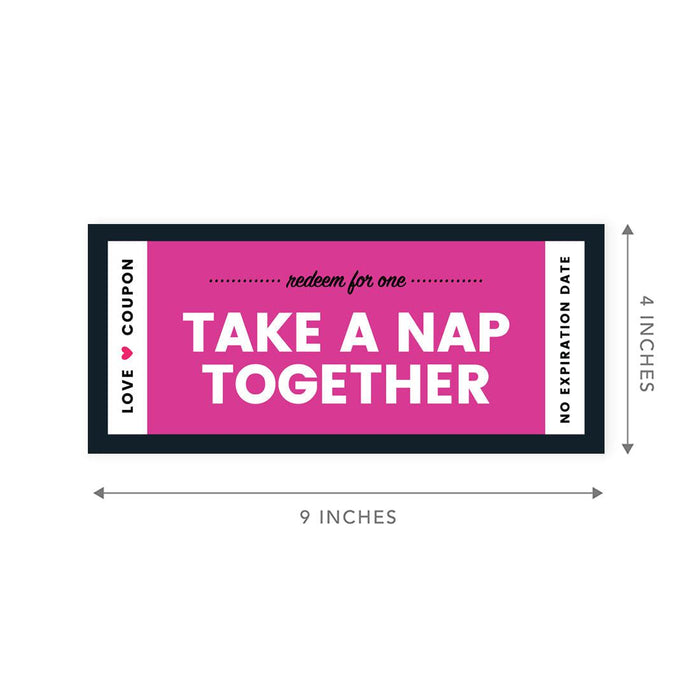 Set of 16 Couples Coupons-Set of 16-Andaz Press-Fuchsia Love-