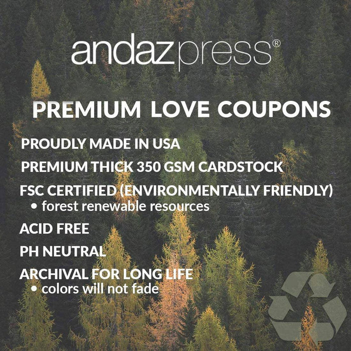 Set of 16 Couples Coupons-Set of 16-Andaz Press-Fuchsia Love-