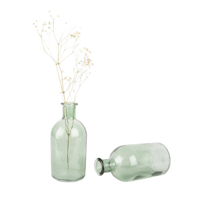 Set of 6 Glass Bud Vases | Small Apothecary Bottles, Bulk Set-Koyal Wholesale-Amber-Set of 6-
