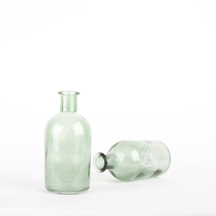 Set of 6 Glass Bud Vases | Small Apothecary Bottles, Bulk Set-Koyal Wholesale-Amber-Set of 6-