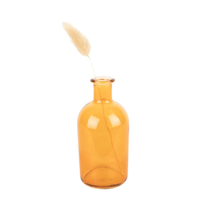 Set of 6 Glass Bud Vases | Small Apothecary Bottles, Bulk Set-Koyal Wholesale-Amber-Set of 6-