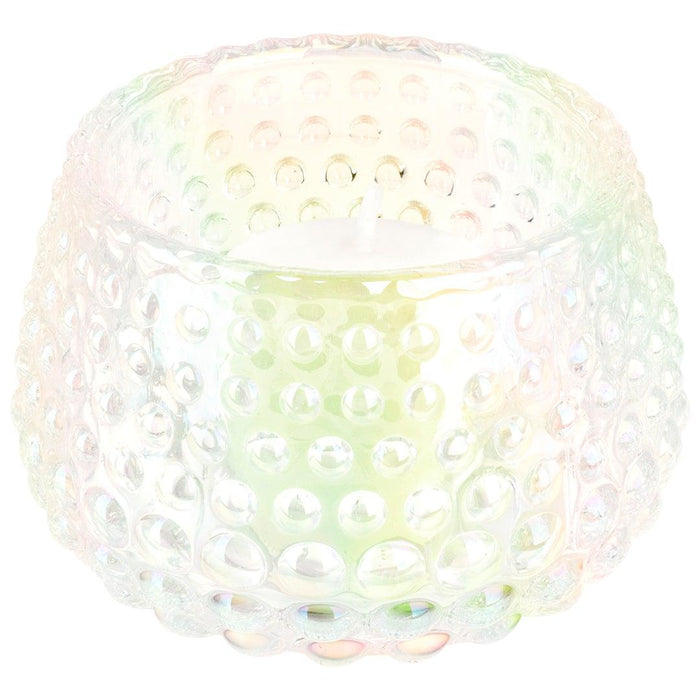 Set of 6 Hobnail Multi-Use Glass Candle Holders-Set of 6-Koyal Wholesale-Red-