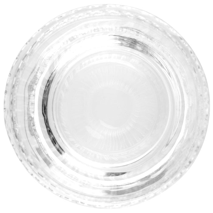 Set of 6 Ribbed Glass Votive Candle Holders - Aesthetic Decor & Candle Holders for Table Centerpiece-Set of 6-Koyal Wholesale-Burgundy-