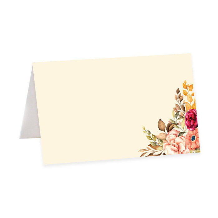Table Tent Place Cards for Wedding Party Tables, Seating Name Place Cards, Design 1-Set of 56-Andaz Press-Vintage Floral-
