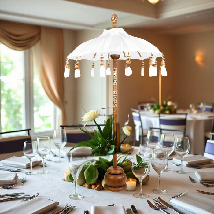 Tabletop Bali Umbrella Centerpiece-Set of 1-Koyal Wholesale-Plum Purple-