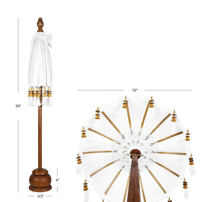 Tabletop Bali Umbrella Centerpiece-Set of 1-Koyal Wholesale-Plum Purple-