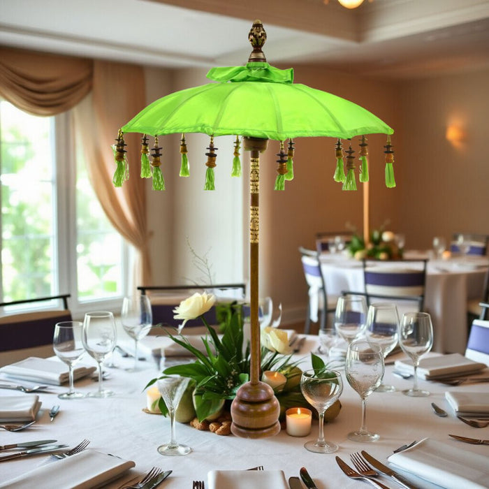 Tabletop Bali Umbrella Centerpiece-Set of 1-Koyal Wholesale-Plum Purple-