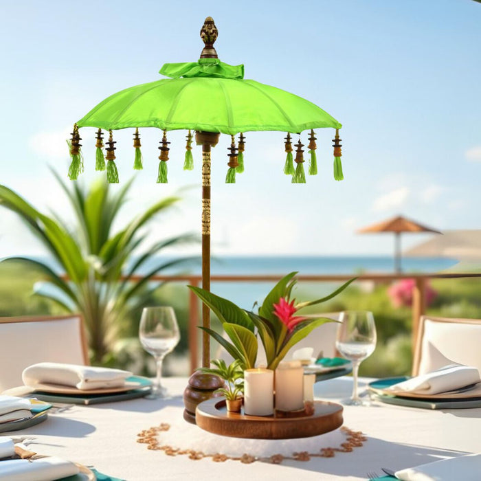 Tabletop Bali Umbrella Centerpiece-Set of 1-Koyal Wholesale-Plum Purple-