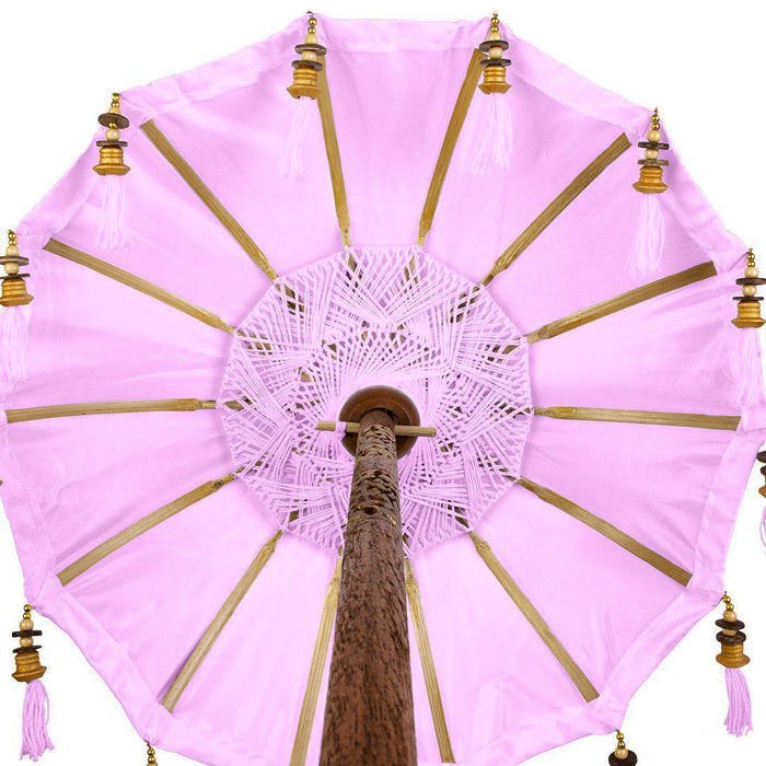 Tabletop Bali Umbrella Centerpiece-Set of 1-Koyal Wholesale-Plum Purple-
