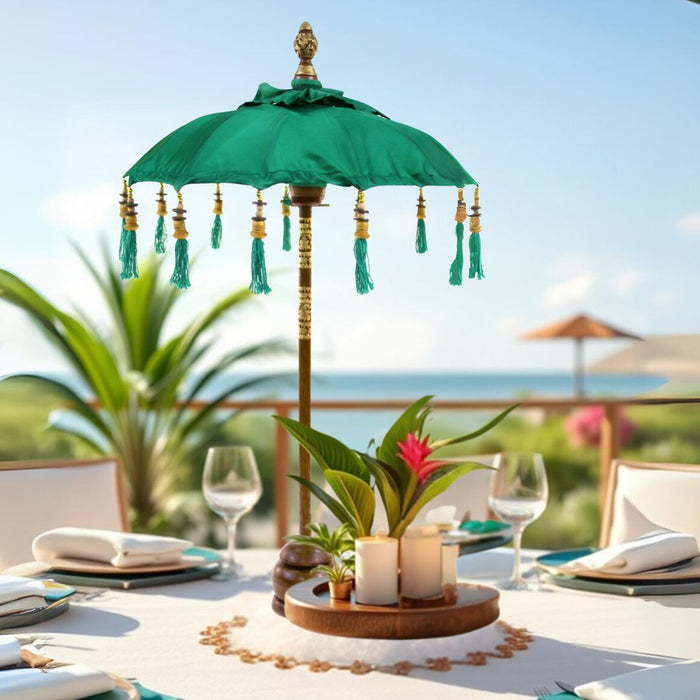 Tabletop Bali Umbrella Centerpiece-Set of 1-Koyal Wholesale-Plum Purple-
