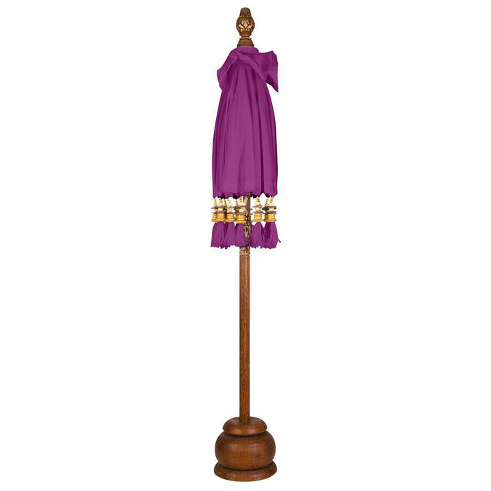 Tabletop Bali Umbrella Centerpiece-Set of 1-Koyal Wholesale-Plum Purple-