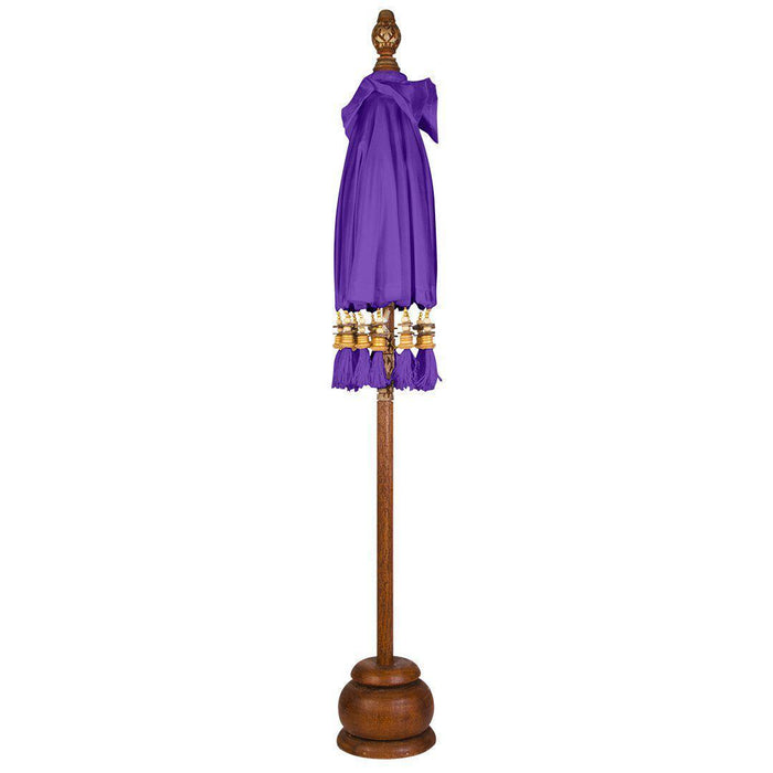 Tabletop Bali Umbrella Centerpiece-Set of 1-Koyal Wholesale-Plum Purple-