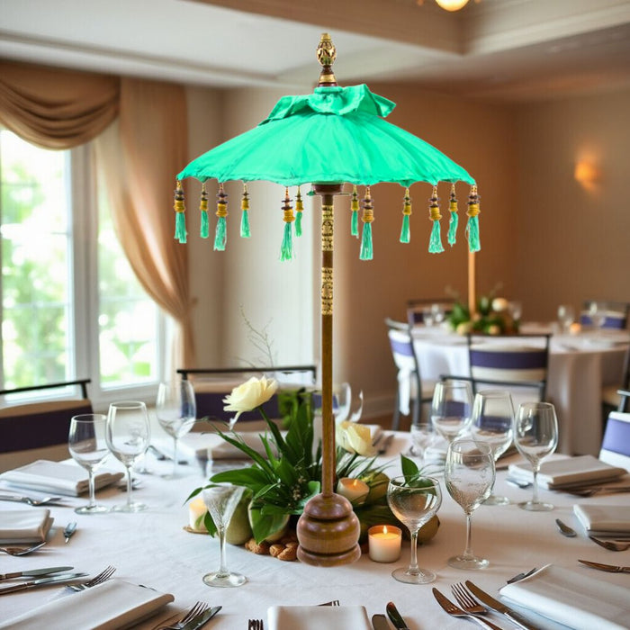 Tabletop Bali Umbrella Centerpiece-Set of 1-Koyal Wholesale-Plum Purple-