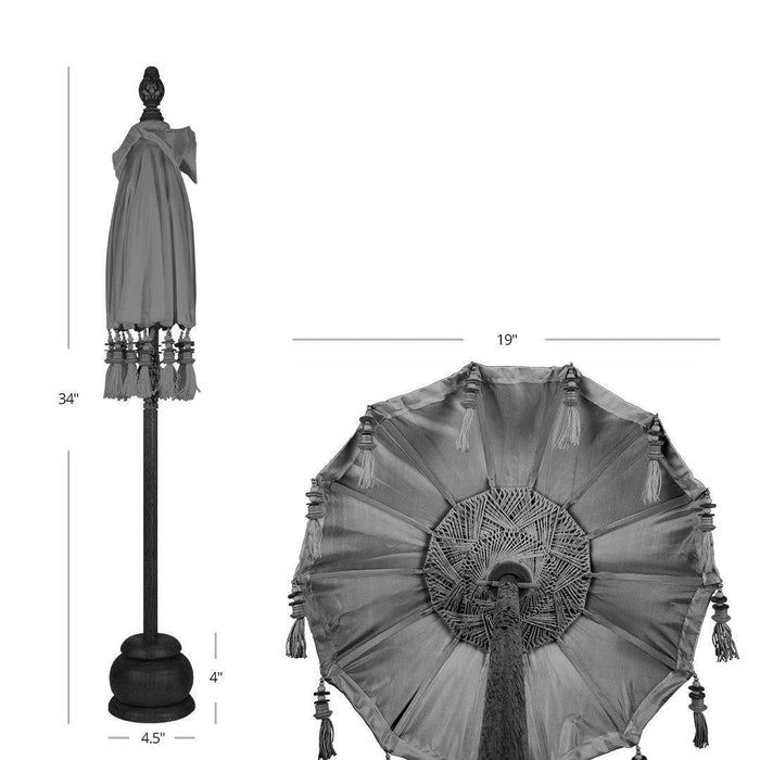 Tabletop Bali Umbrella Centerpiece-Set of 1-Koyal Wholesale-Plum Purple-