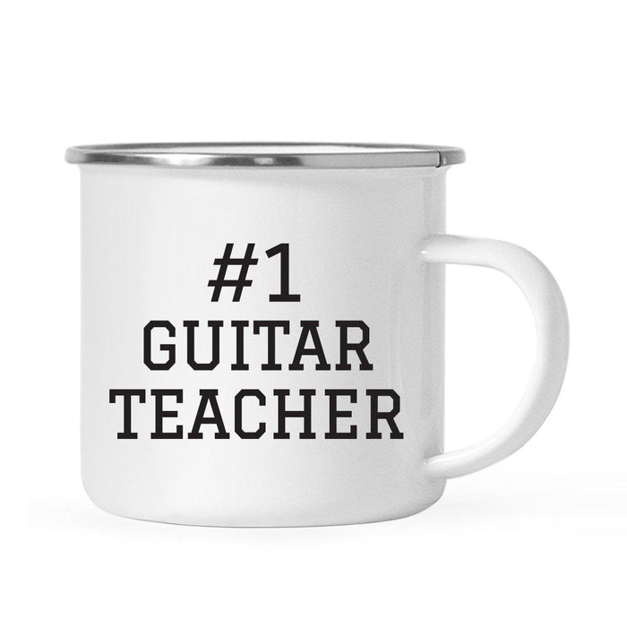#1 School Campfire Coffee Mug, Part 2-Set of 1-Andaz Press-Guitar Teacher-