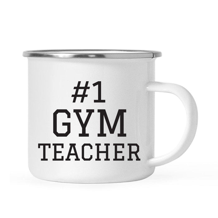 #1 School Campfire Coffee Mug, Part 2-Set of 1-Andaz Press-Gym Teacher-