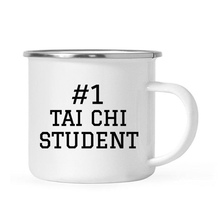 #1 Sports Stainless Steel Campfire Coffee Mug Thank You Gift-Set of 1-Andaz Press-Tai Chi Student-