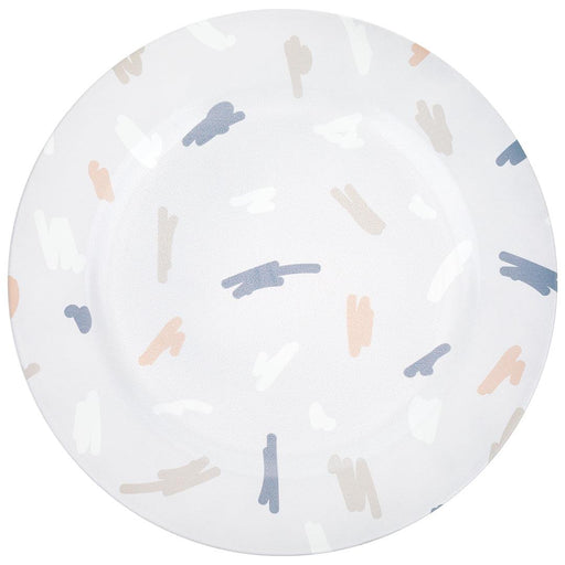 Abstract Fun Brushstrokes Acrylic Charger Plates-Set of 4-Koyal Wholesale-