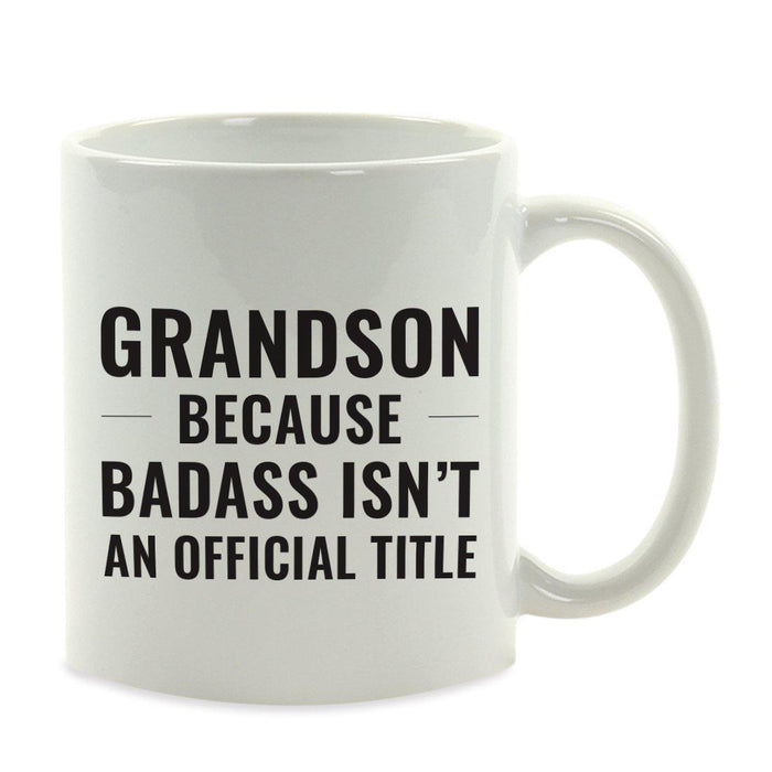 Andaz Press 11oz Badass Isn't an Official Title Modern Style Coffee Mug-Set of 1-Andaz Press-Grandson-