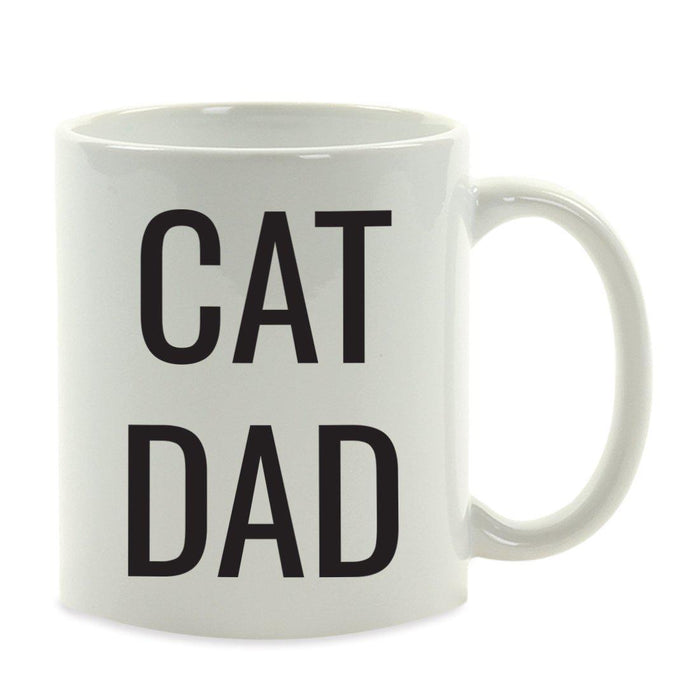 Andaz Press 11oz Best Father's Day Coffee Mug-Set of 1-Andaz Press-Cat Dad-