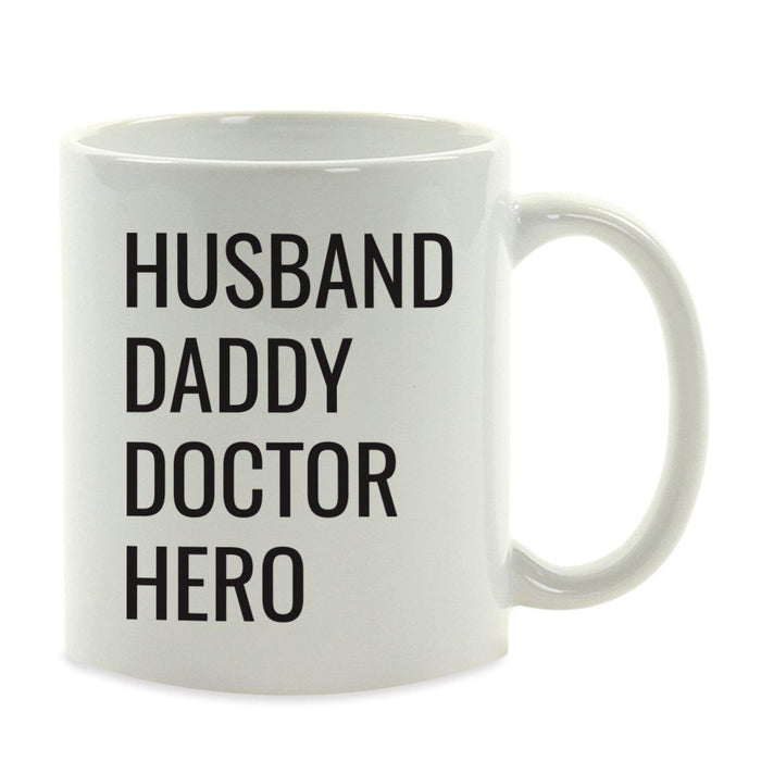 Andaz Press 11oz Best Father's Day Coffee Mug-Set of 1-Andaz Press-Doctor-