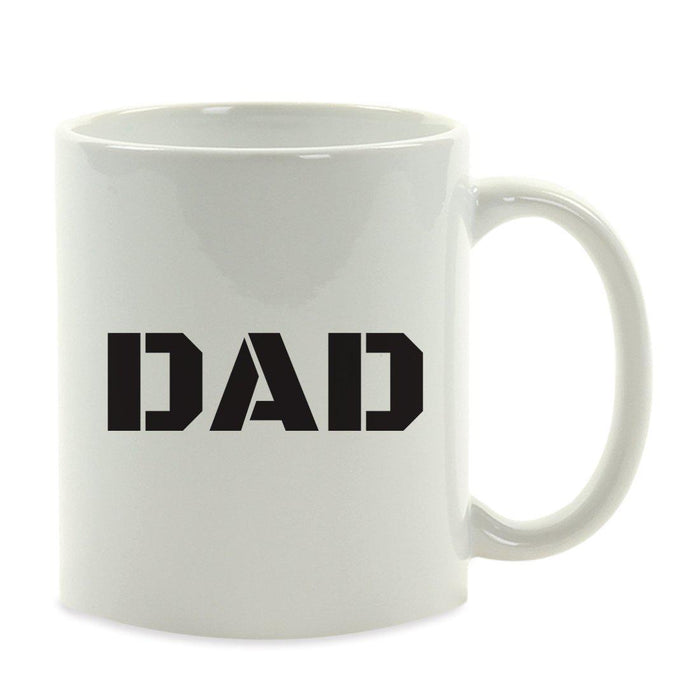 Andaz Press 11oz Best Father's Day Coffee Mug-Set of 1-Andaz Press-Military Style-