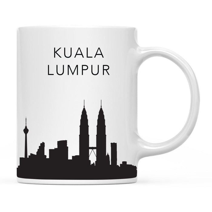 Andaz Press 11oz City Skyline Tourist Travel Souvenir Coffee Mug-Set of 1-Andaz Press-Kuala Lumpur Malaysia-