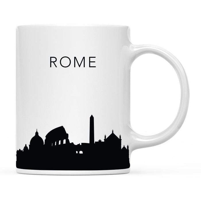 Andaz Press 11oz City Skyline Tourist Travel Souvenir Coffee Mug-Set of 1-Andaz Press-Rome Italy-