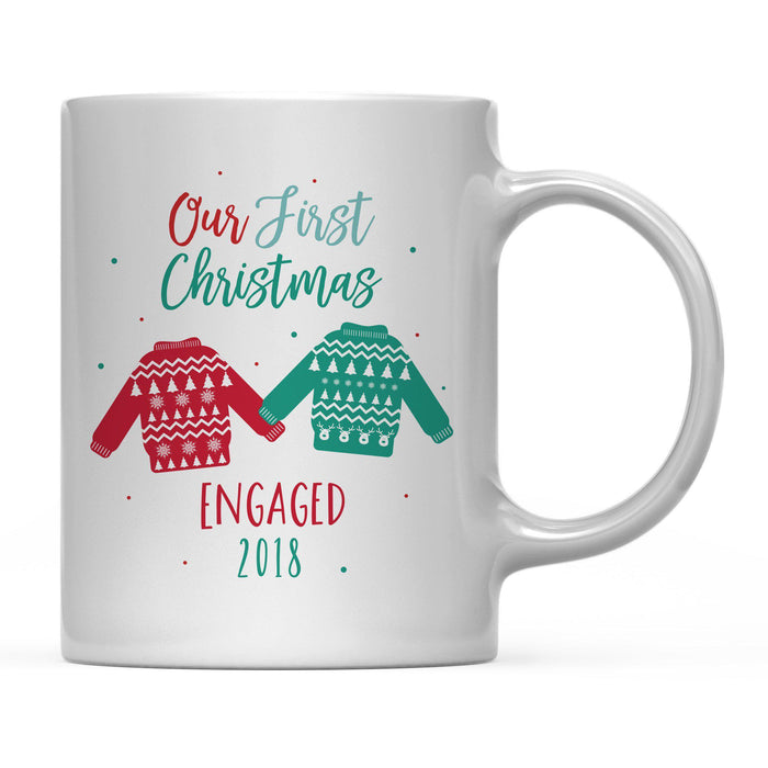 Andaz Press 11oz Family Fair Isle Ugly Sweater Coffee Mug-Set of 1-Andaz Press-Engaged-
