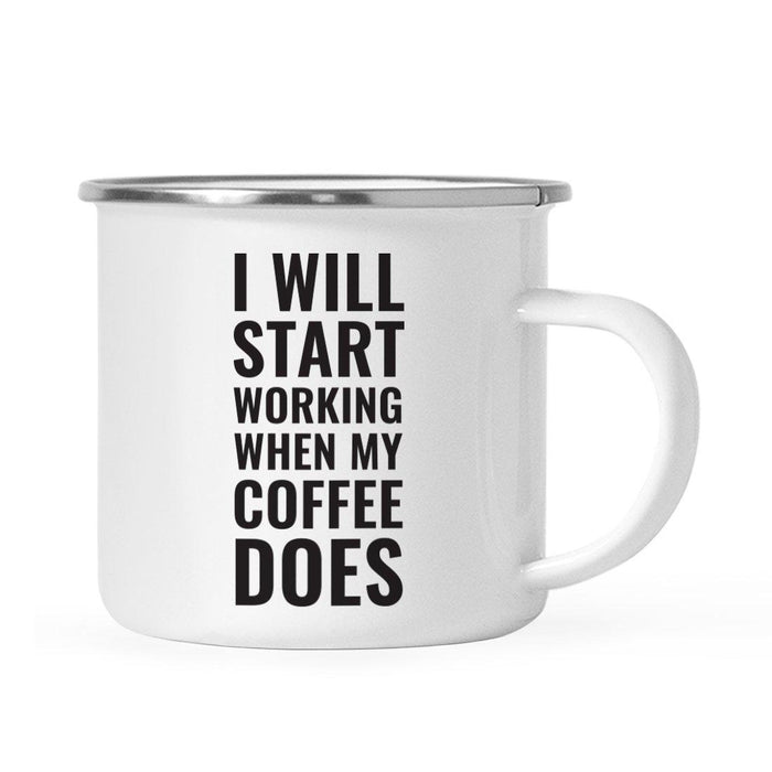 Andaz Press 11oz Funny Office Campfire Coffee Mug-Set of 1-Andaz Press-Start Working-