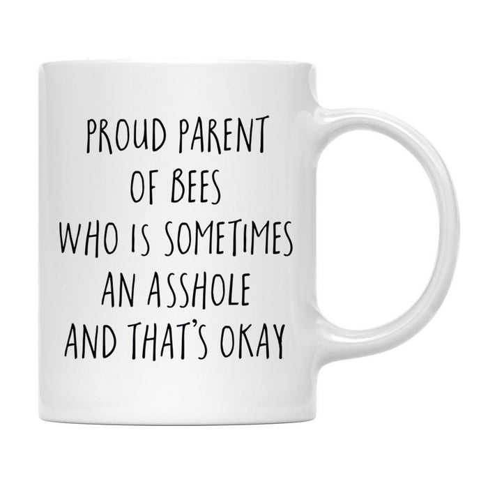 Andaz Press 11oz Funny Proud Pet Parent Coffee Mug-Set of 1-Andaz Press-Bees-