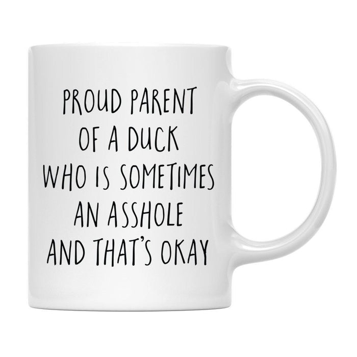 Andaz Press 11oz Funny Proud Pet Parent Coffee Mug-Set of 1-Andaz Press-Duck-