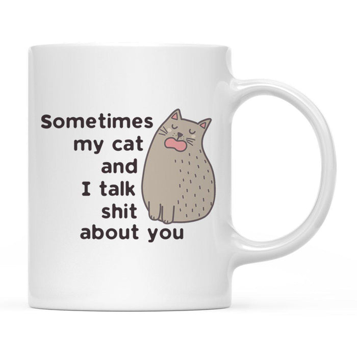 Andaz Press 11oz Funny Rude Cat Graphic Coffee Mug-Set of 1-Andaz Press-Languages-