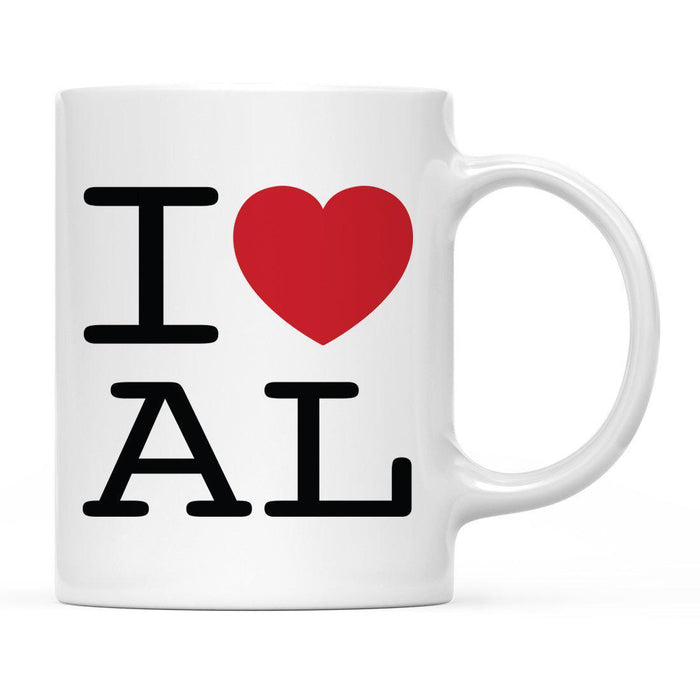 Andaz Press 11oz Heart Graphic I Love US State Coffee Mug-Set of 1-Andaz Press-Alabama-
