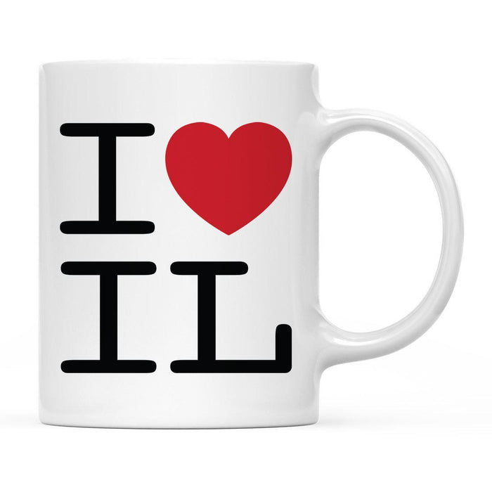 Andaz Press 11oz Heart Graphic I Love US State Coffee Mug-Set of 1-Andaz Press-Illinois-