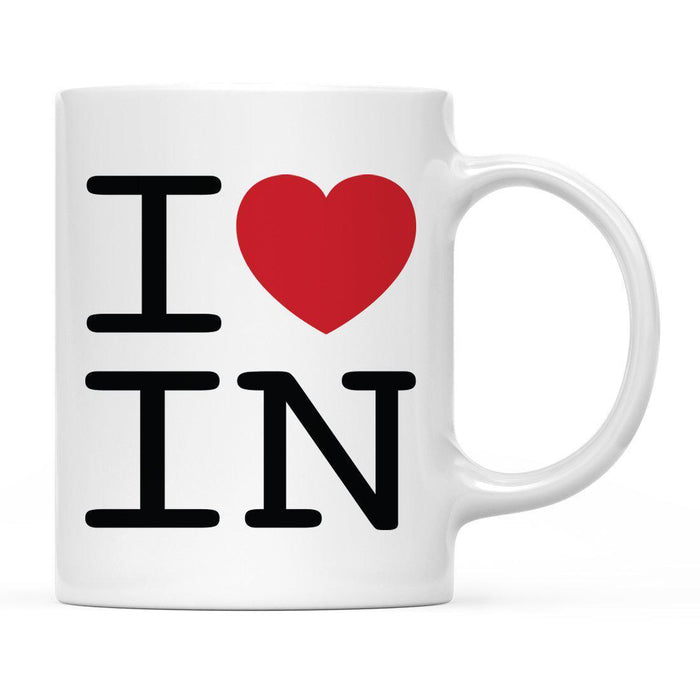Andaz Press 11oz Heart Graphic I Love US State Coffee Mug-Set of 1-Andaz Press-Indiana-