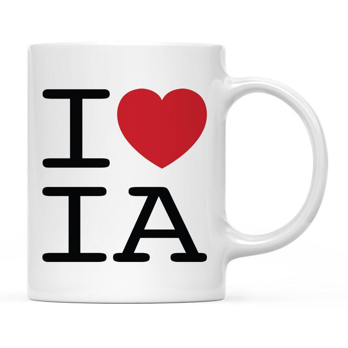 Andaz Press 11oz Heart Graphic I Love US State Coffee Mug-Set of 1-Andaz Press-Iowa-
