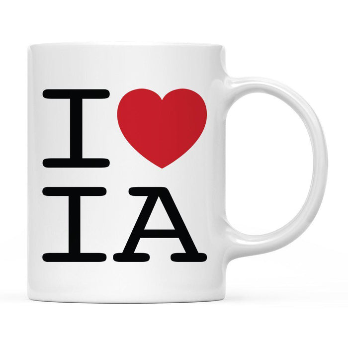 Andaz Press 11oz Heart Graphic I Love US State Coffee Mug-Set of 1-Andaz Press-Iowa-
